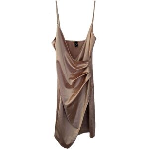 Windsor Bodycon Champagne Gold Dress